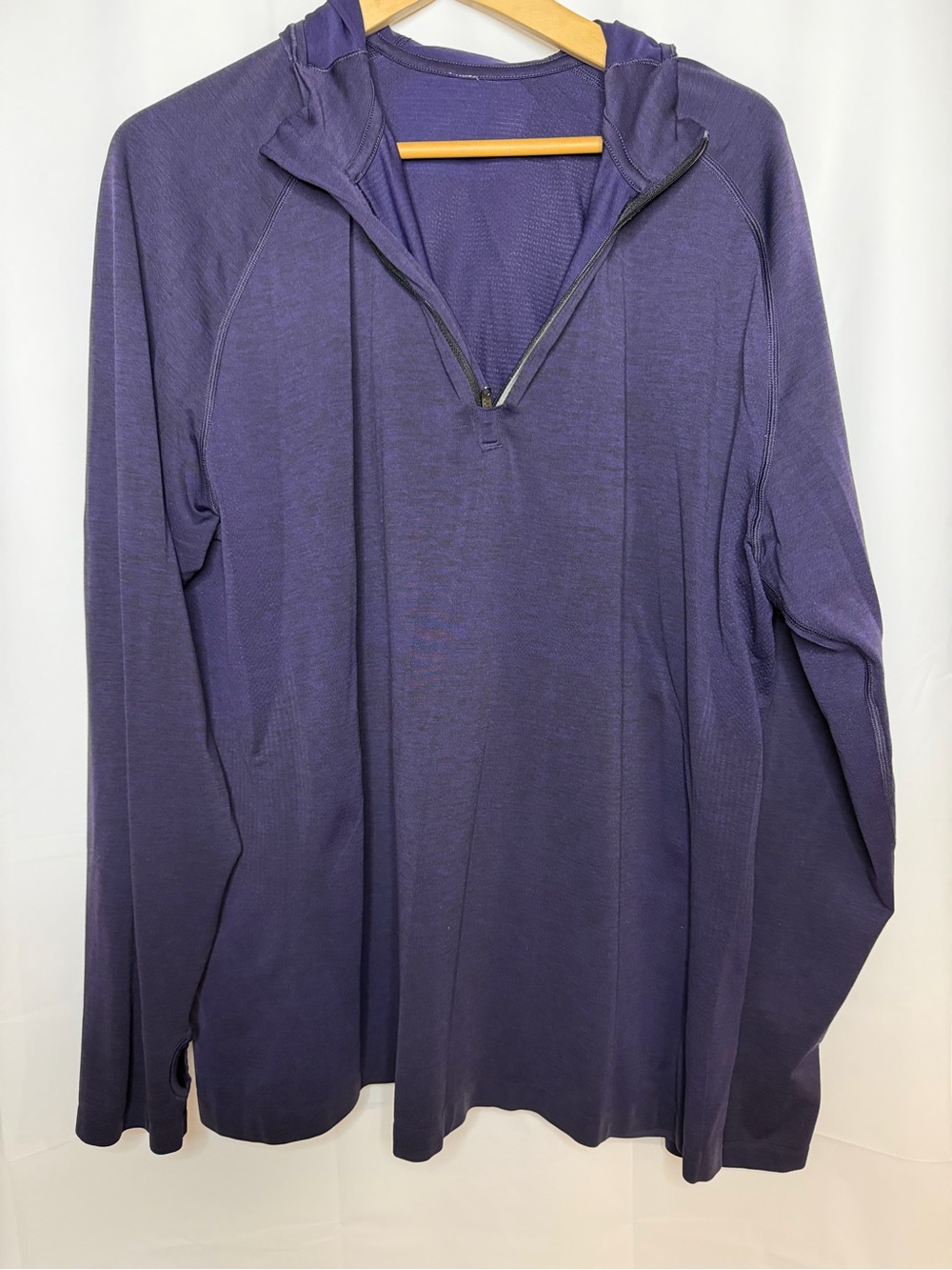 Lululemon metal vent tech 1/2 zip long sleeve hoodie men’s size XXL vintage